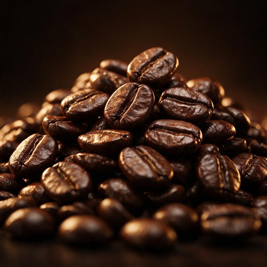 Fresh coffee beans