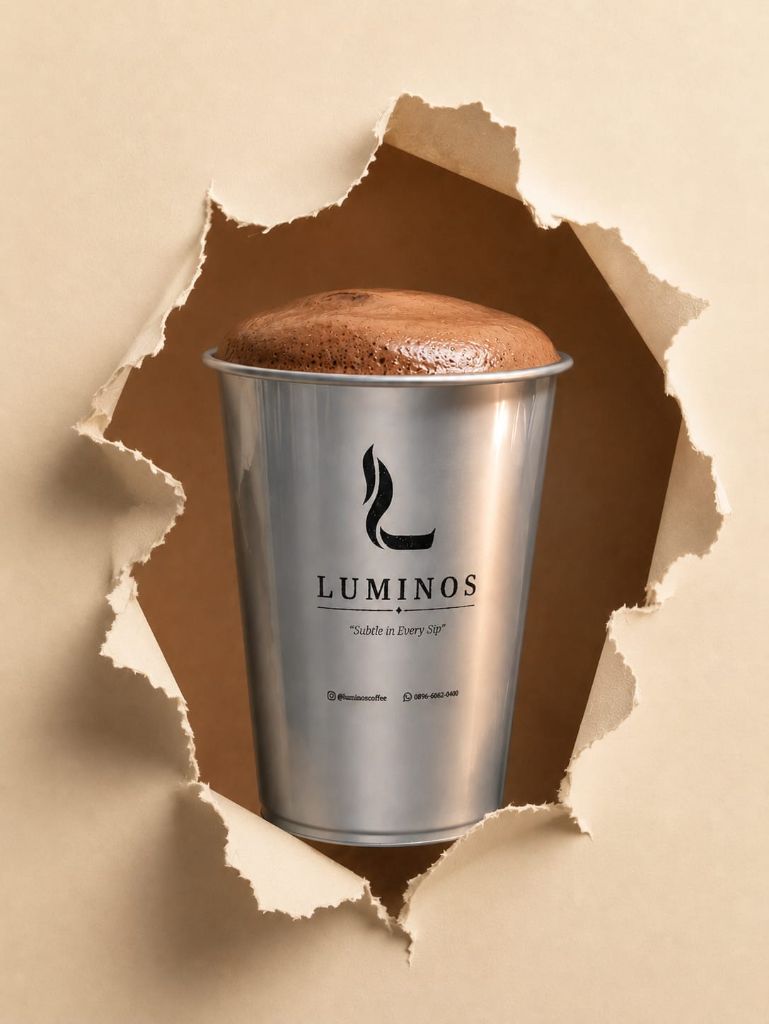 Eclipse Cocoa in a silver Luminos cup